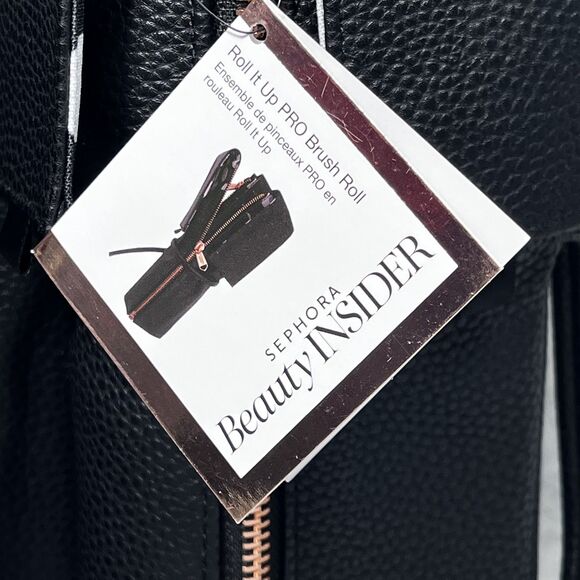 Sephora Beauty Insider Roll It Up PRO Brush Roll 5 Pouch Rose Gold Makeup Case - Picture 4 of 16